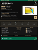 TV HIGH ONE HI3223HD-EL 80CM