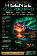 TV HISENSE 4K SMART TV 139CM