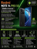 XIAOMI REDMI NOTE 14 PRO 5G 256GO