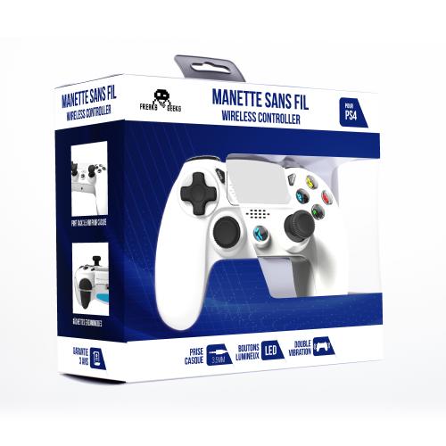 Manette Sans Fil  pour PS4 Avec Prise Jack pour casque et boutons lumineux