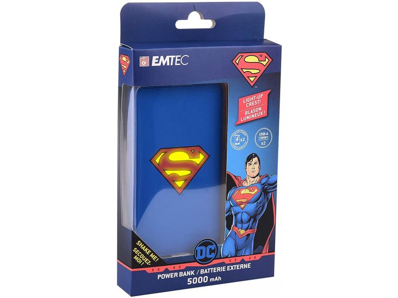 Emtec Powerbank chargeur Super Hero 5000mAh